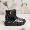 Бебешки ботушки PONKI ROSETTE BLACK №22-26