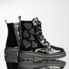 Детски кубинки PONKI Lovewalks Black Patent №31-36