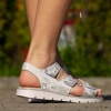 Детски сандали PONKI STRIPES SILVER №31-36