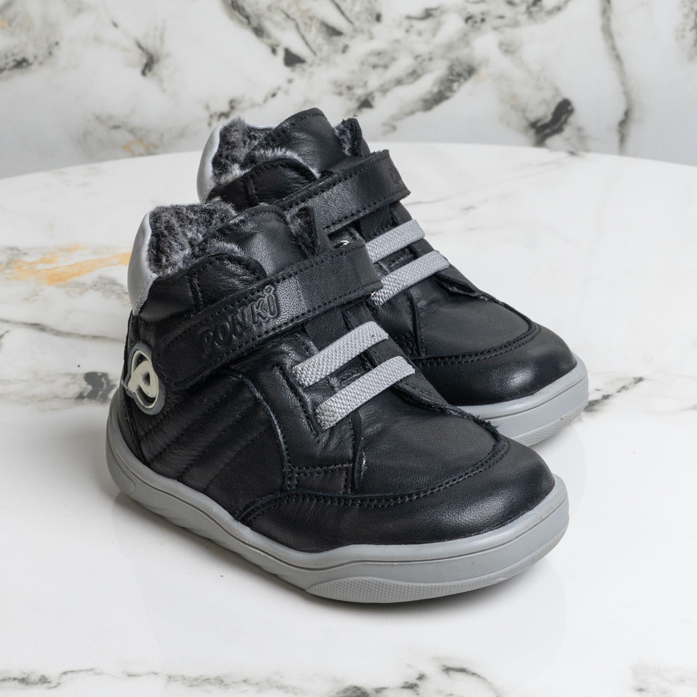 Бебешки боси боти PONKI BAREFOOT Vale Black №20-21