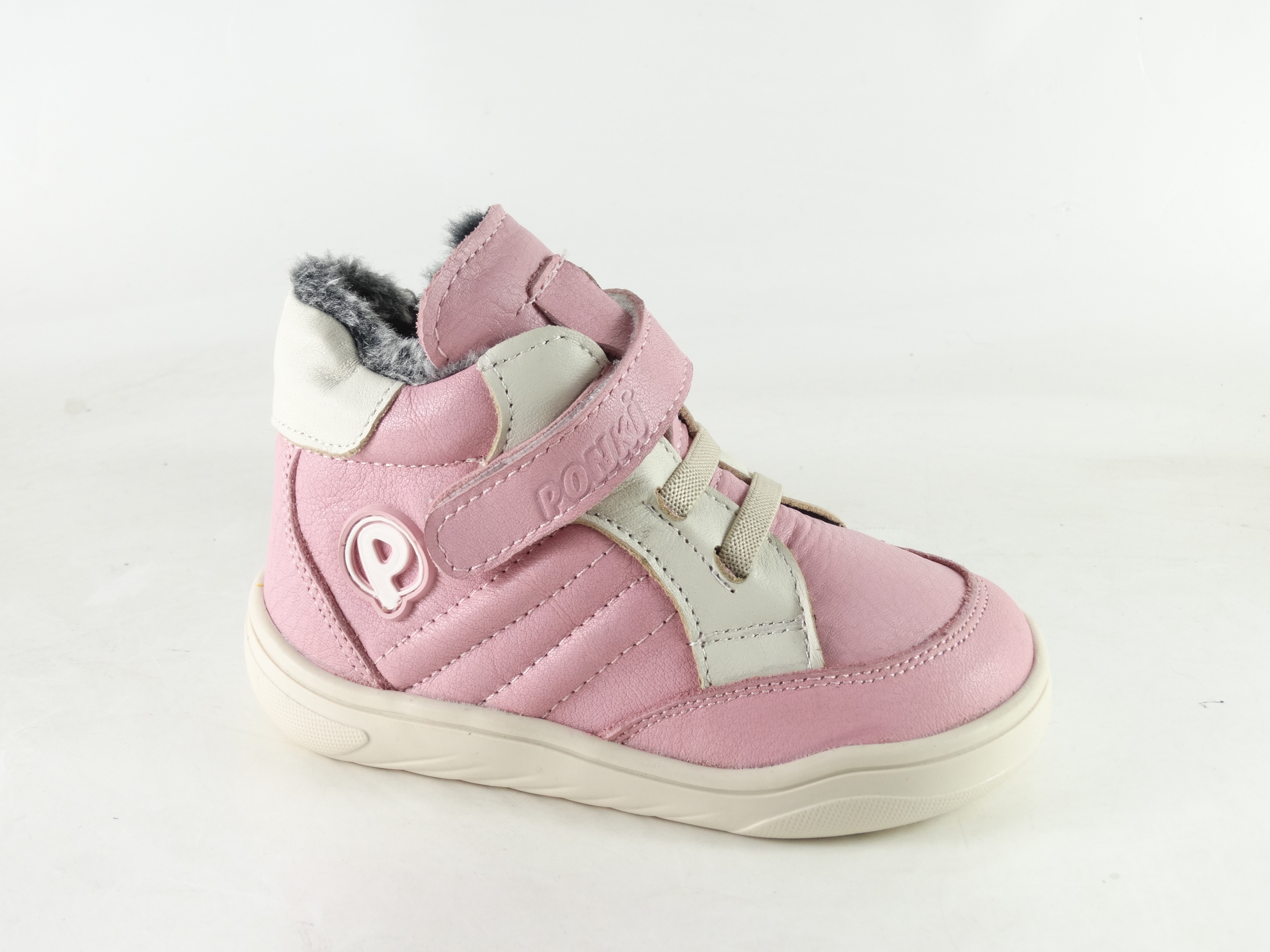Бебешки боси боти PONKI BAREFOOT VALE PINK-BEIGE №20-21