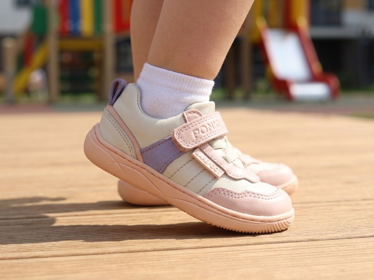 Бебешки боси обувки PONKI Barefoot Balance Beige №22-25