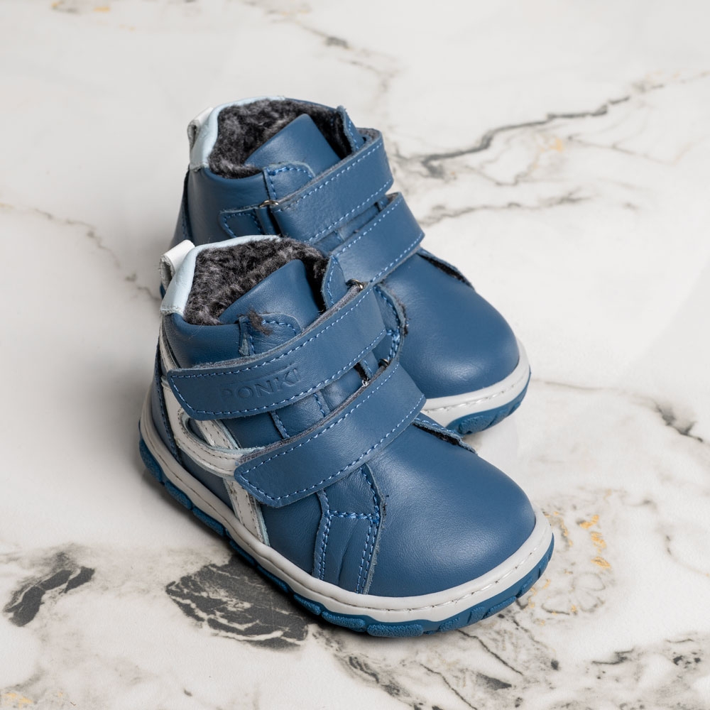 Бебешки боти PONKI BAREFOOT LEO BLUE №20-21