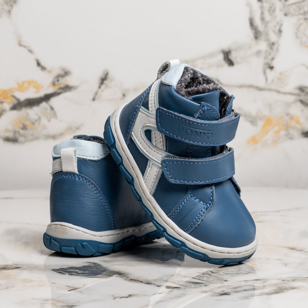 Бебешки боти PONKI BAREFOOT LEO BLUE №20-21