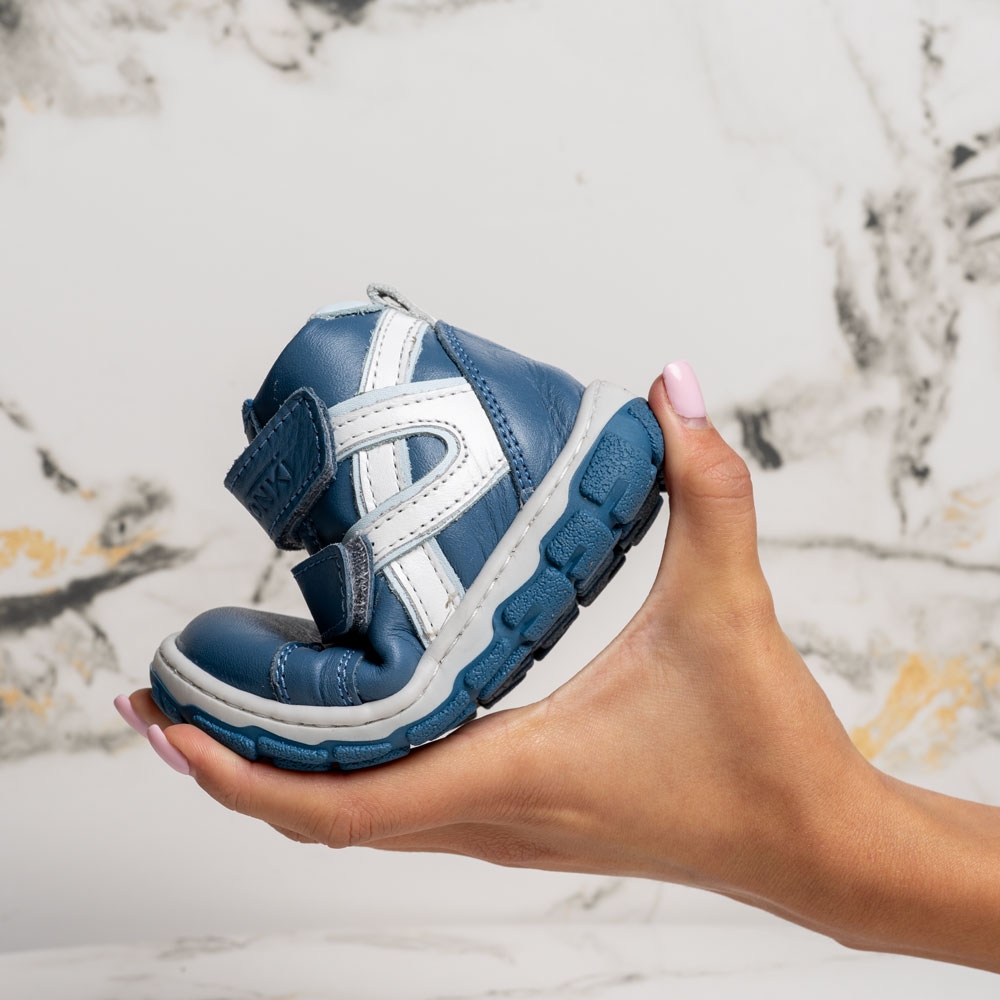Бебешки боти PONKI BAREFOOT LEO BLUE №20-21