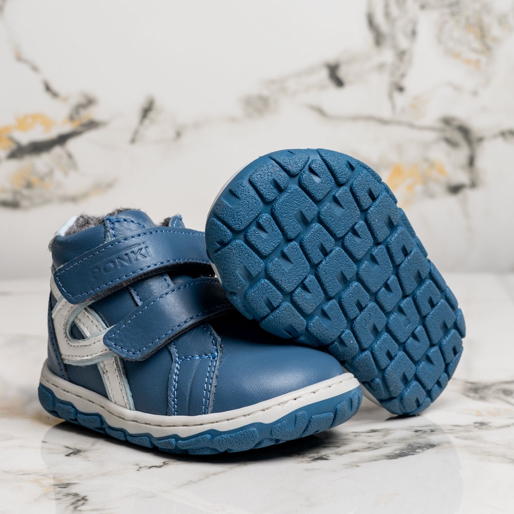 Бебешки боти PONKI BAREFOOT LEO BLUE №20-21