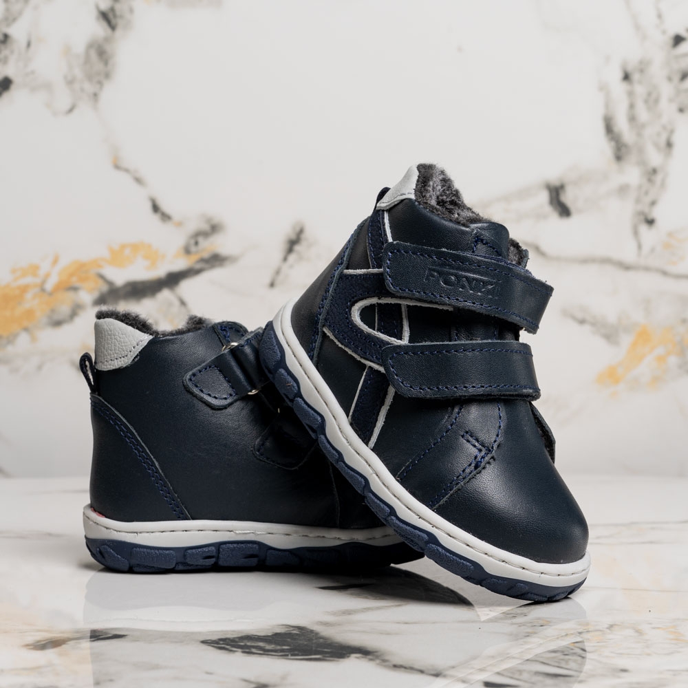 Бебешки боти PONKI BAREFOOT LEO DARK BLUE №20-25
