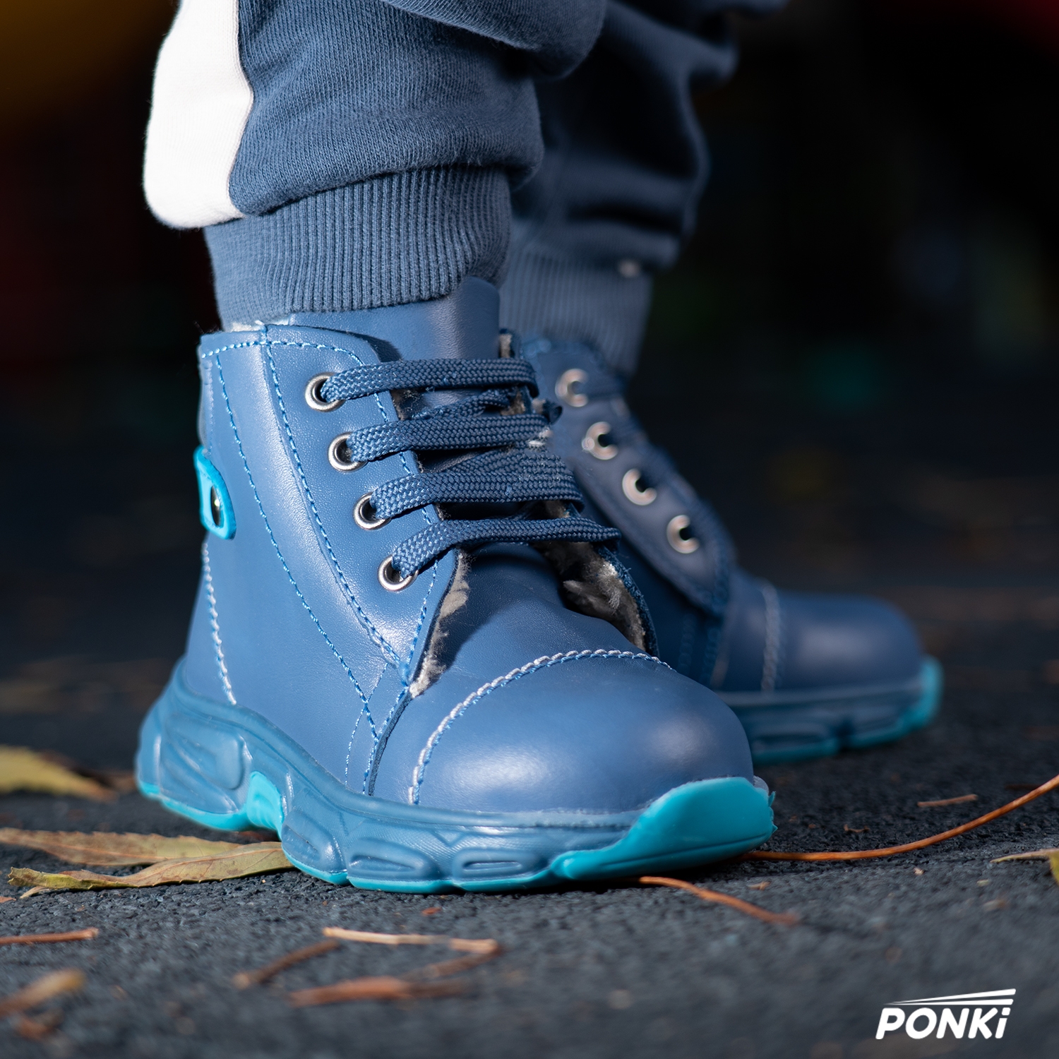 Бебешки боти PONKI SNOREL BLUE №22-25