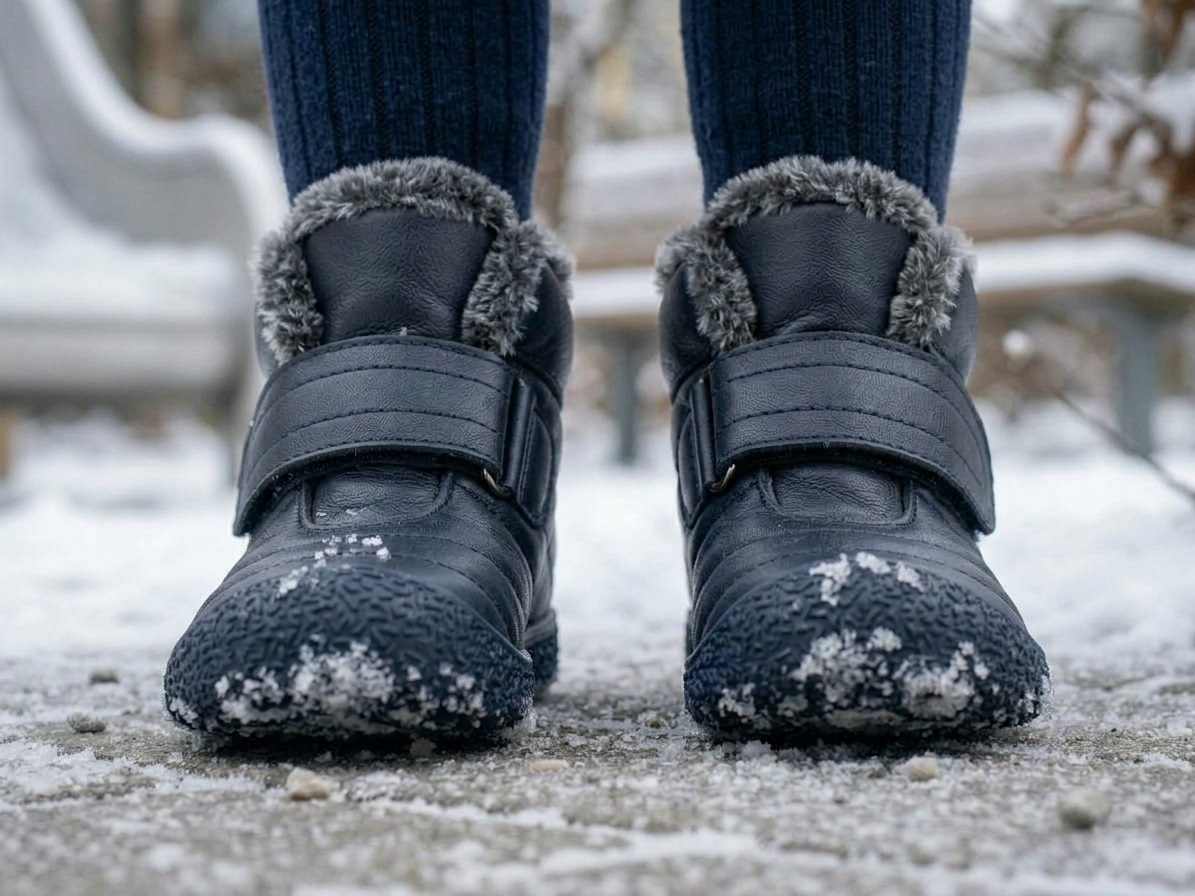 Бебешки боти PONKI Suture Dark Blue №22-26