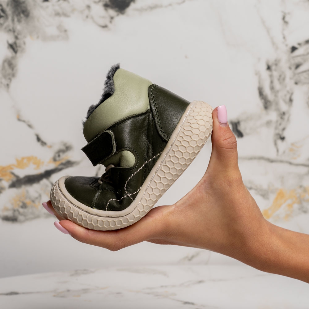 Бебешки боти PONKI Urban Style KHAKI №20-21