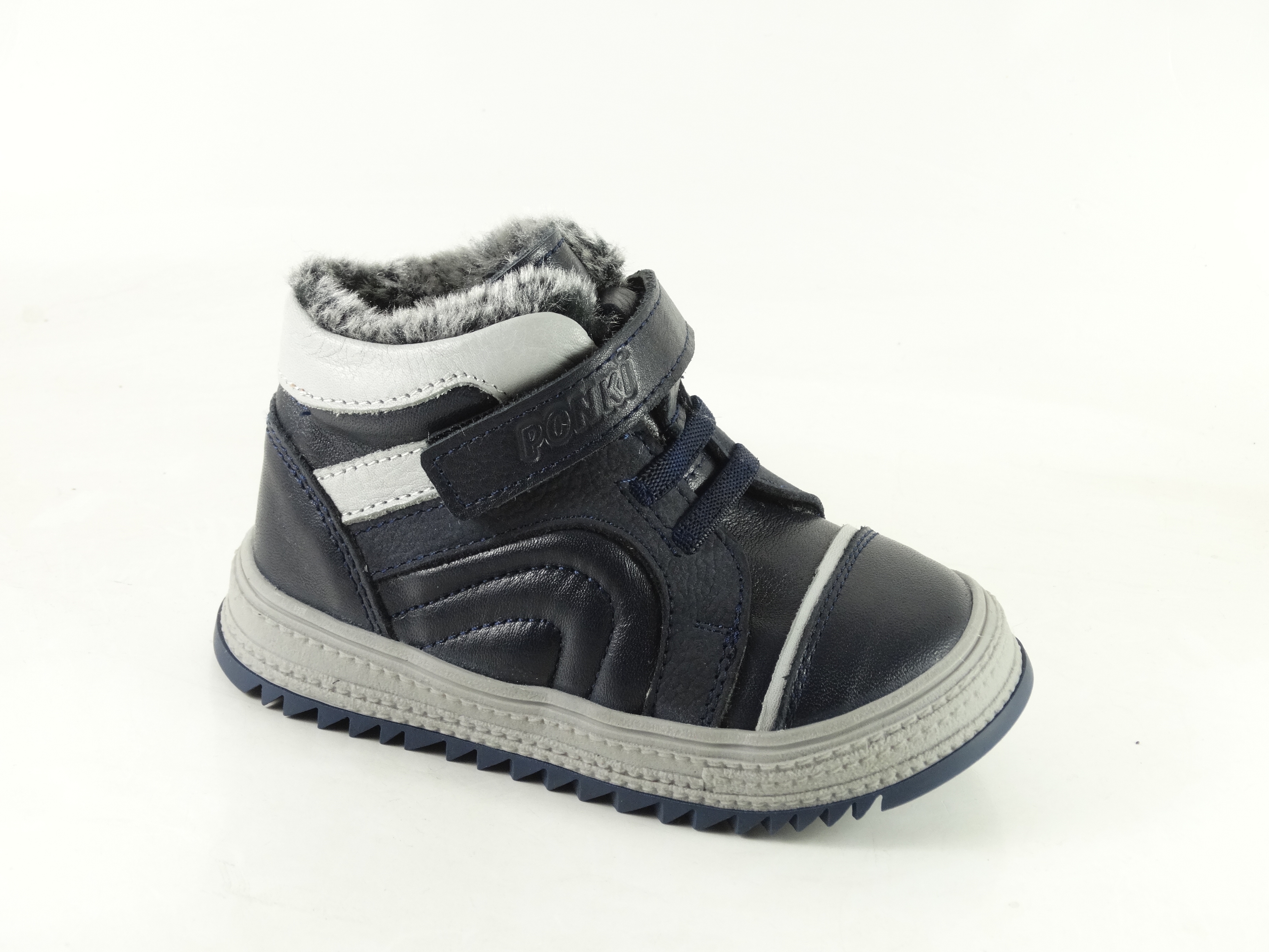Бебешки зимни кецове PONKI JAMMIN DARK BLUE №22-26