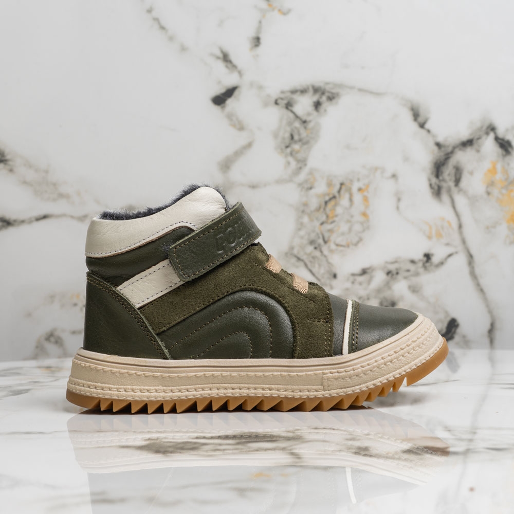 Бебешки зимни кецове PONKI JAMMIN KHAKI №20-21