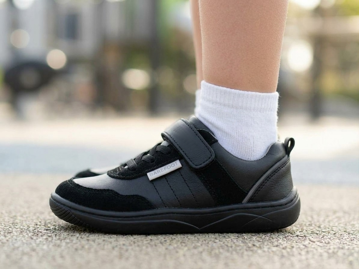 Детски боси обувки PONKI Barefoot BALANCE Black №31-36