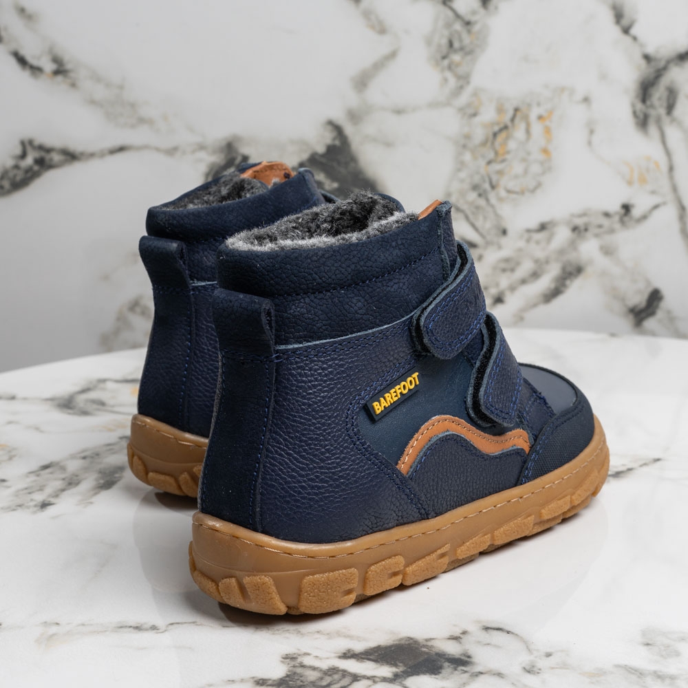 Детски боти PONKI BAREFOOT NEO DARK BLUE №26-33