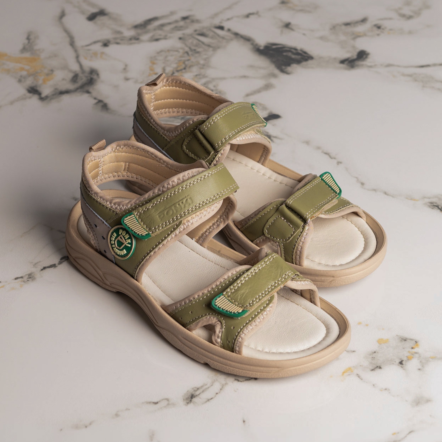 Детски сандали PONKI Cloudy Green №31-36