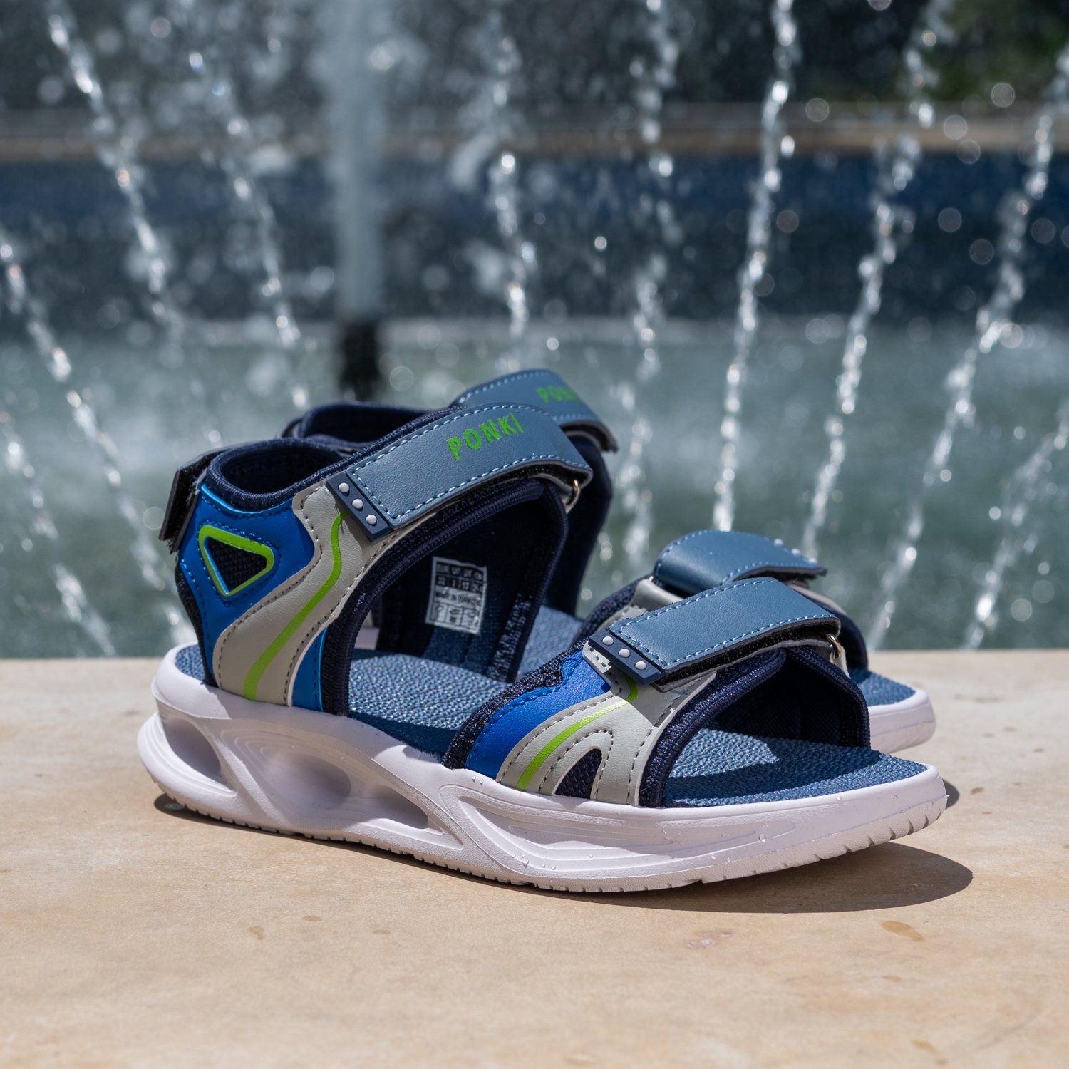 Детски сандали PONKI Rebell Blue №31-35