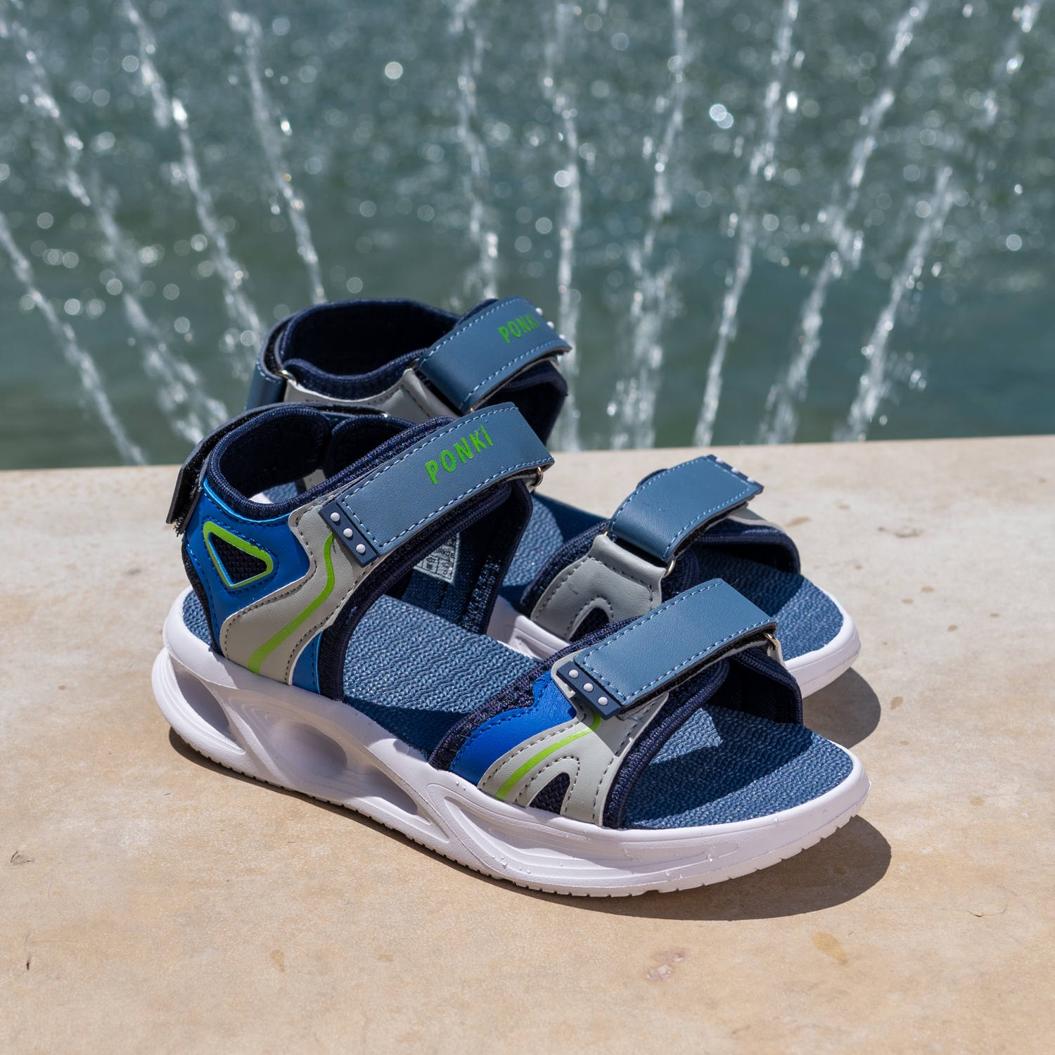 Детски сандали PONKI Rebell Blue №31-35