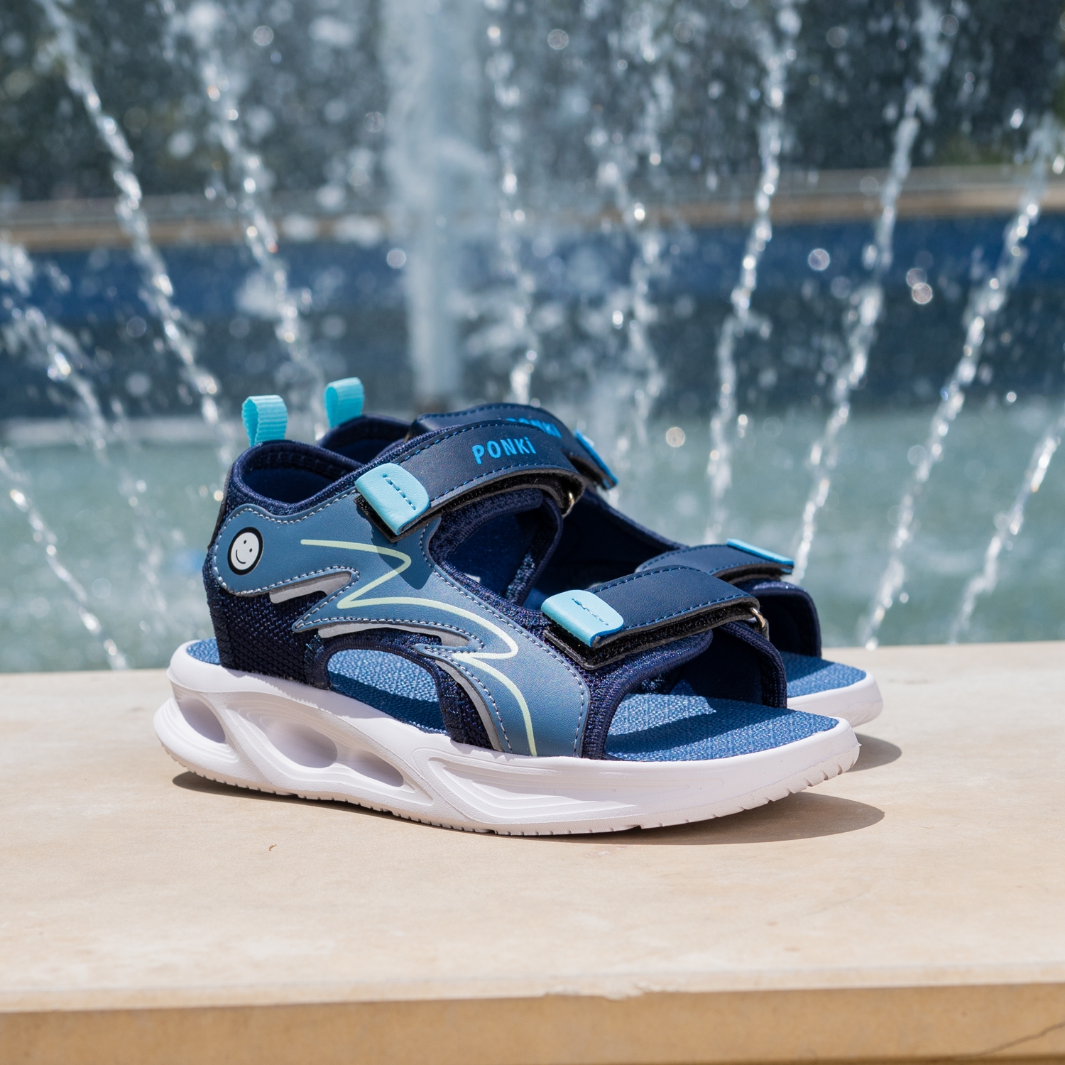 Детски сандали PONKI Urban Wave Blue №31-35