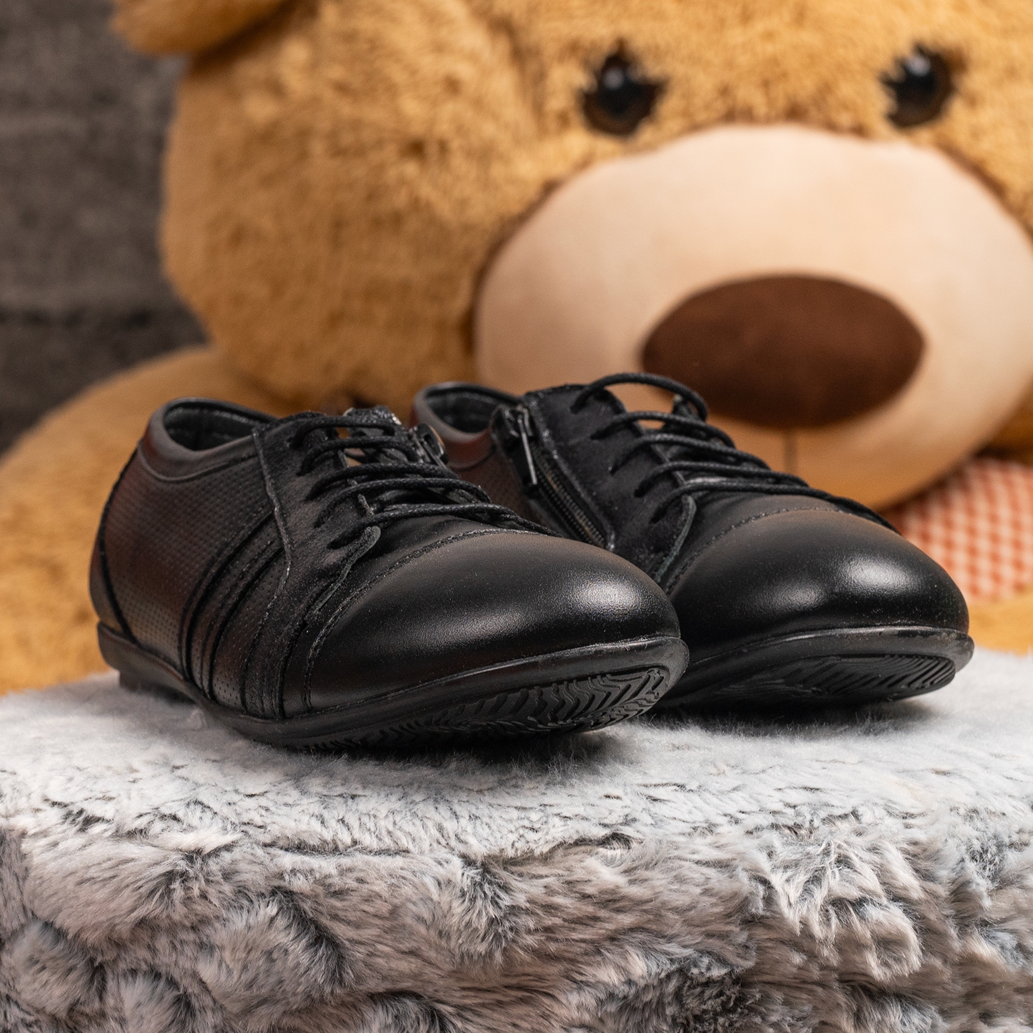 Детски Спортни-елегантни обувки KENA Black №31-36