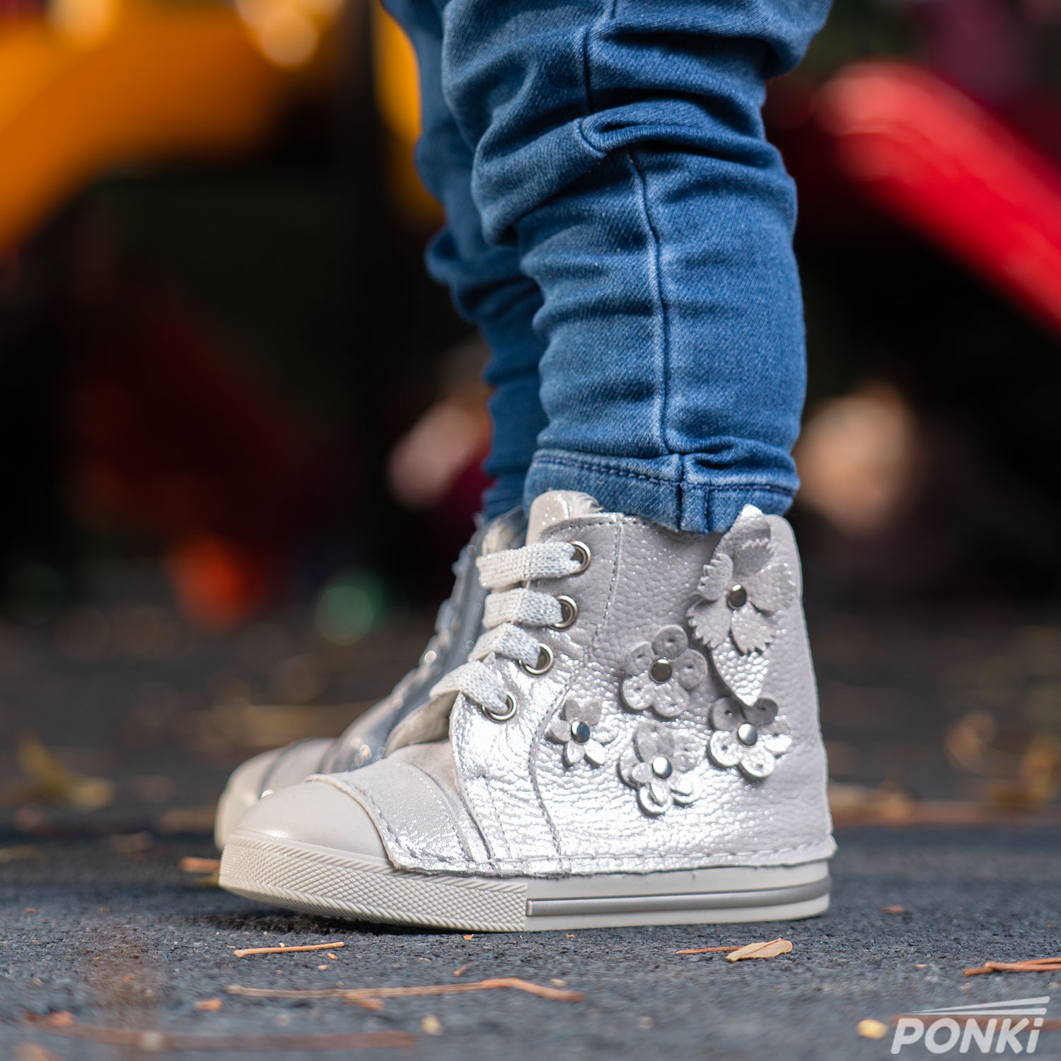 Детски боти Пуфи ЗИМА PONKI FLORA SILVER №19-22