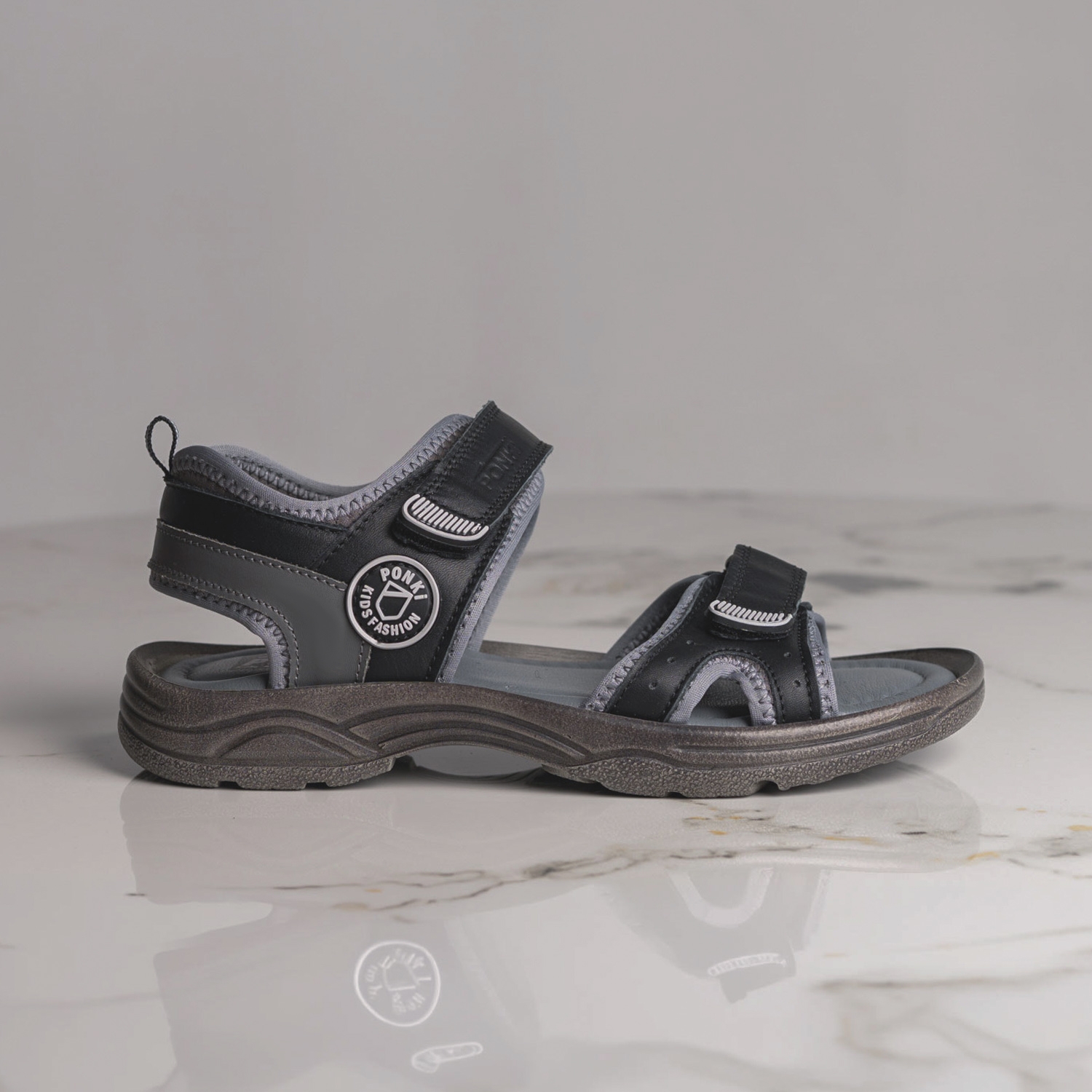 Юношески сандали PONKI Cloudy Black №36-39
