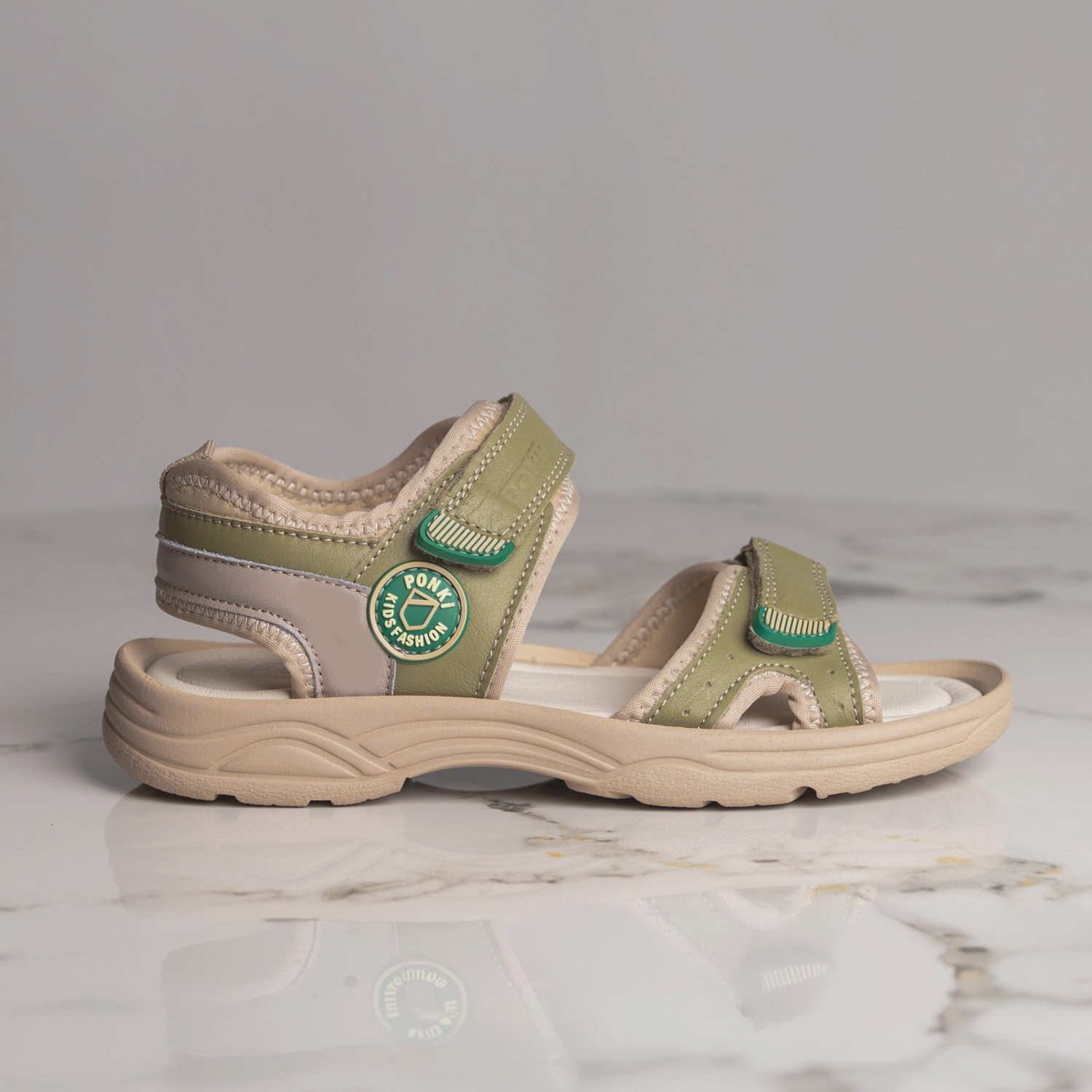 Юношески сандали PONKI Cloudy Green №36-39