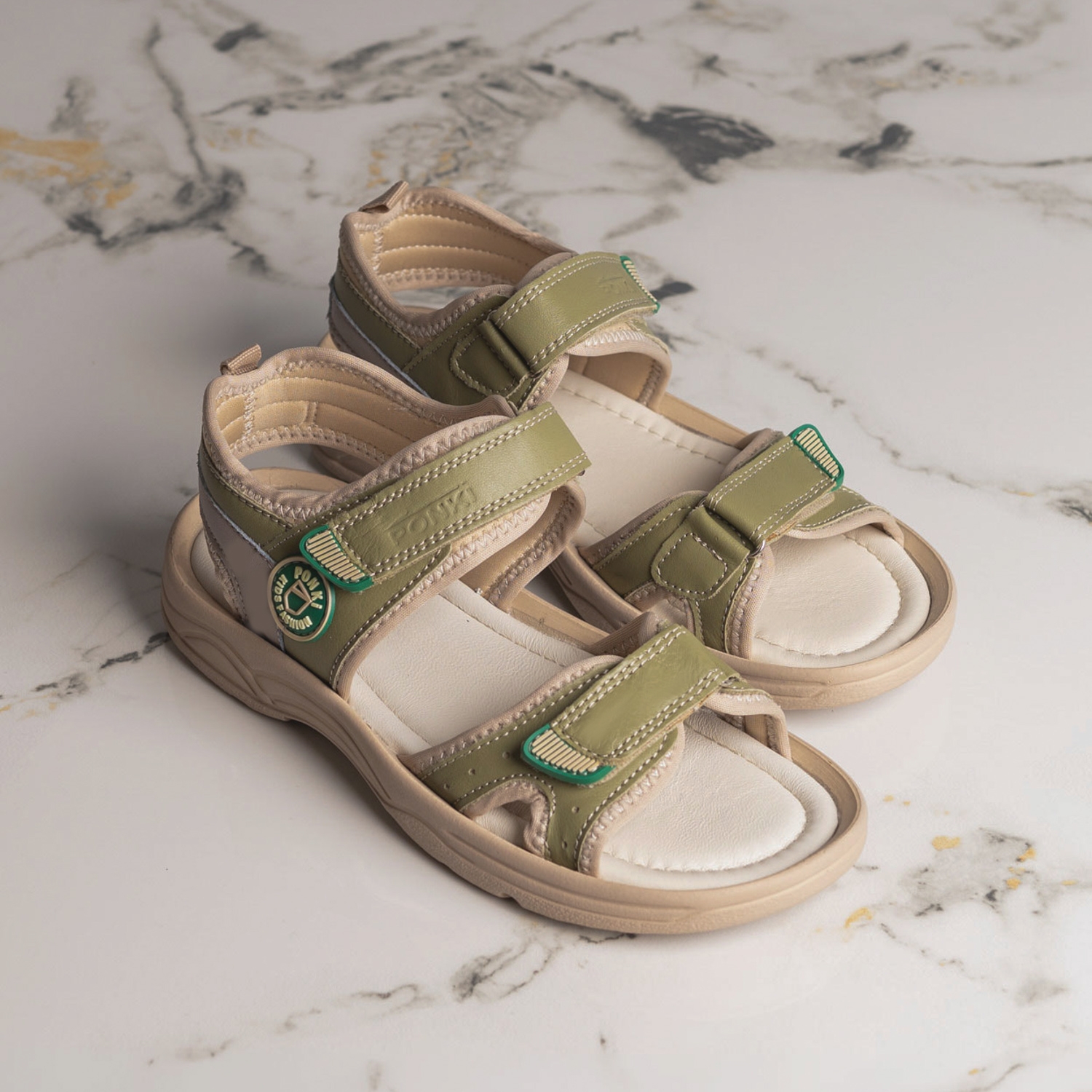 Юношески сандали PONKI Cloudy Green №36-39